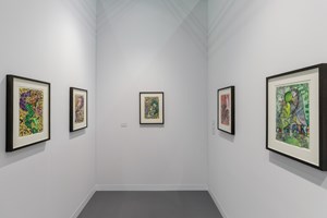 Chris Ofili, <a href='/art-galleries/victoria-miro-gallery/' target='_blank'>Victoria Miro</a>, The Armory Show, New York (7–10 March 2019). Courtesy Ocula. Photo: Charles Roussel.
